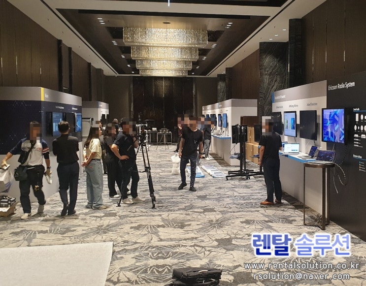 JW메리어트 동대문 Imagine Live Korea 2023 기자간담회 TV대여.터치스크린 대여