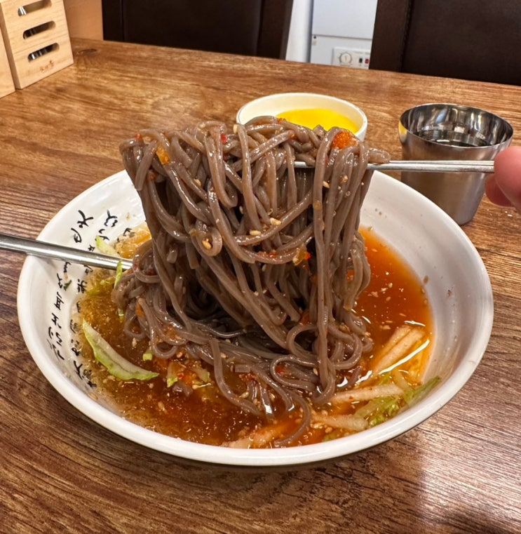 철산 맛집 메밀꽃이야기 시원한 물비빔메밀 한입이면 더위 끝