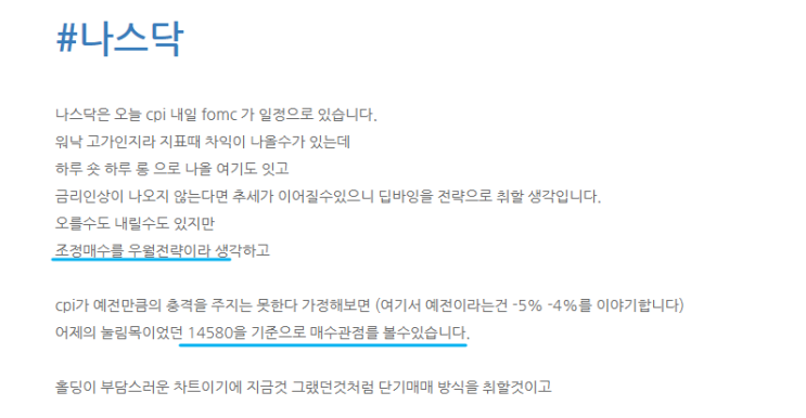  해외선물 cpi 발표 매매복기 차트복기 / 차트시황 / (#나스닥 #오일 #항셍 #골드)