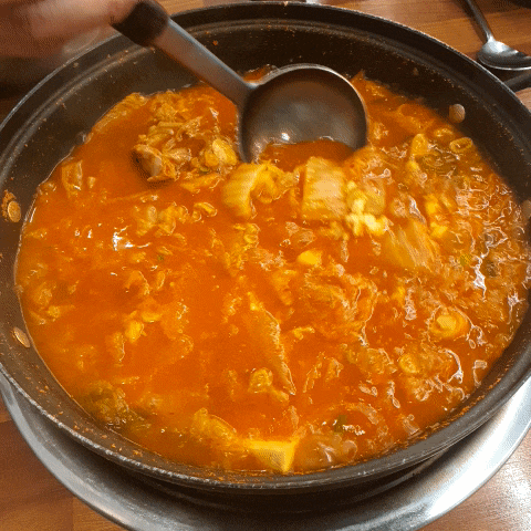  까치산역김치찌개 맛집 백채김치찌개 화곡점:: 고기듬뿍!