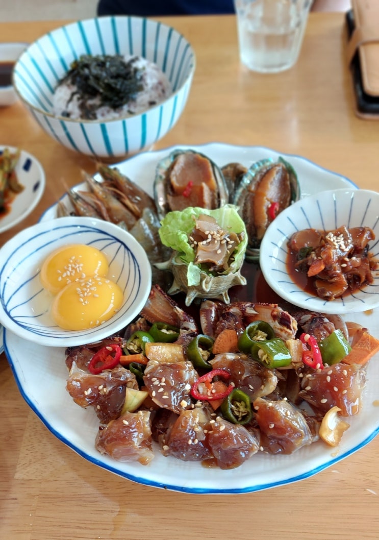 용두암 맛집 탐나게 해물 모듬장 맛있는 제주공항근처맛집