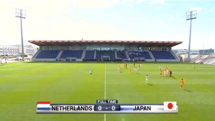 네덜란드(U21) vs 일본(U22) 축구평가전