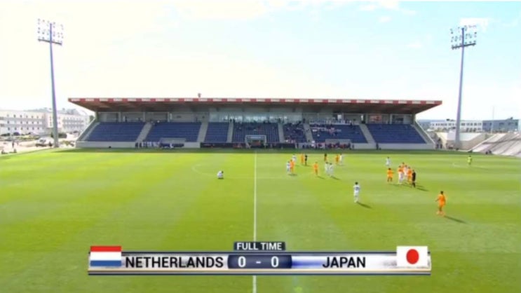  네덜란드(U21) vs 일본(U22) 축구평가전