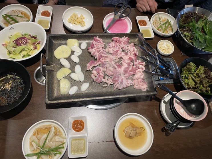  명지 오리 고기집, 오리한상을 다녀왔습니다.