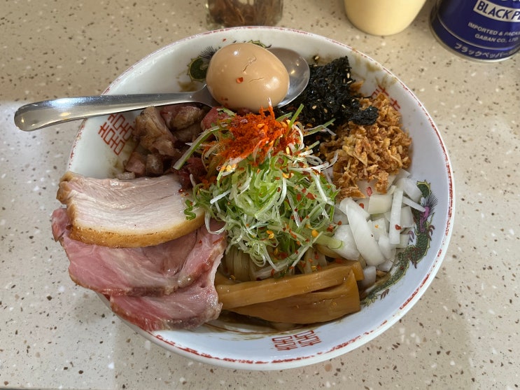 요새 핫한 의왕 일본라멘 맛집 라멘구락부, 멸치비빔라멘 먹어봤어요~