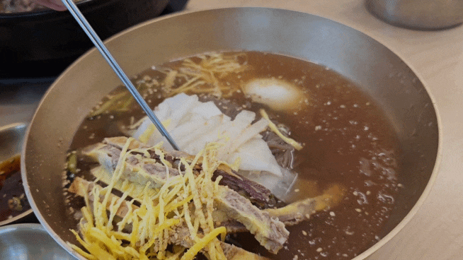  대전맛집 둔산동갈비탕 유원옥 진주냉면 둔산점 한우육전 맛있어요