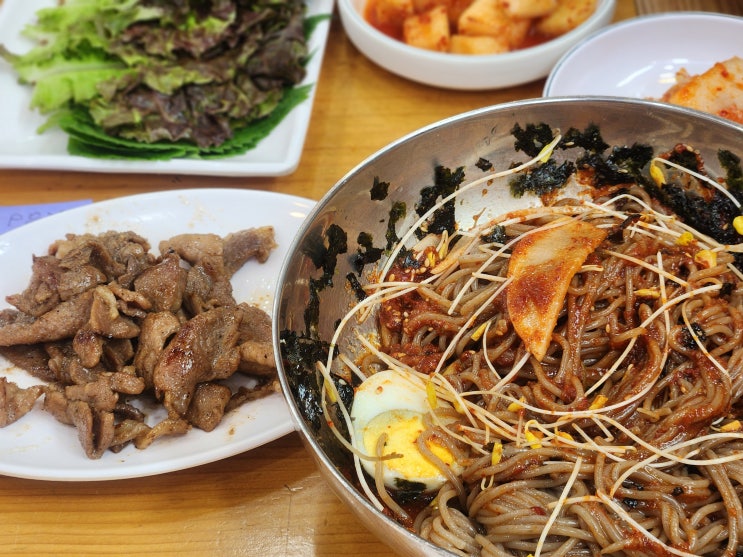  광명사거리맛집 평양메밀 광명7호점에서 기분좋게 식사한 후기