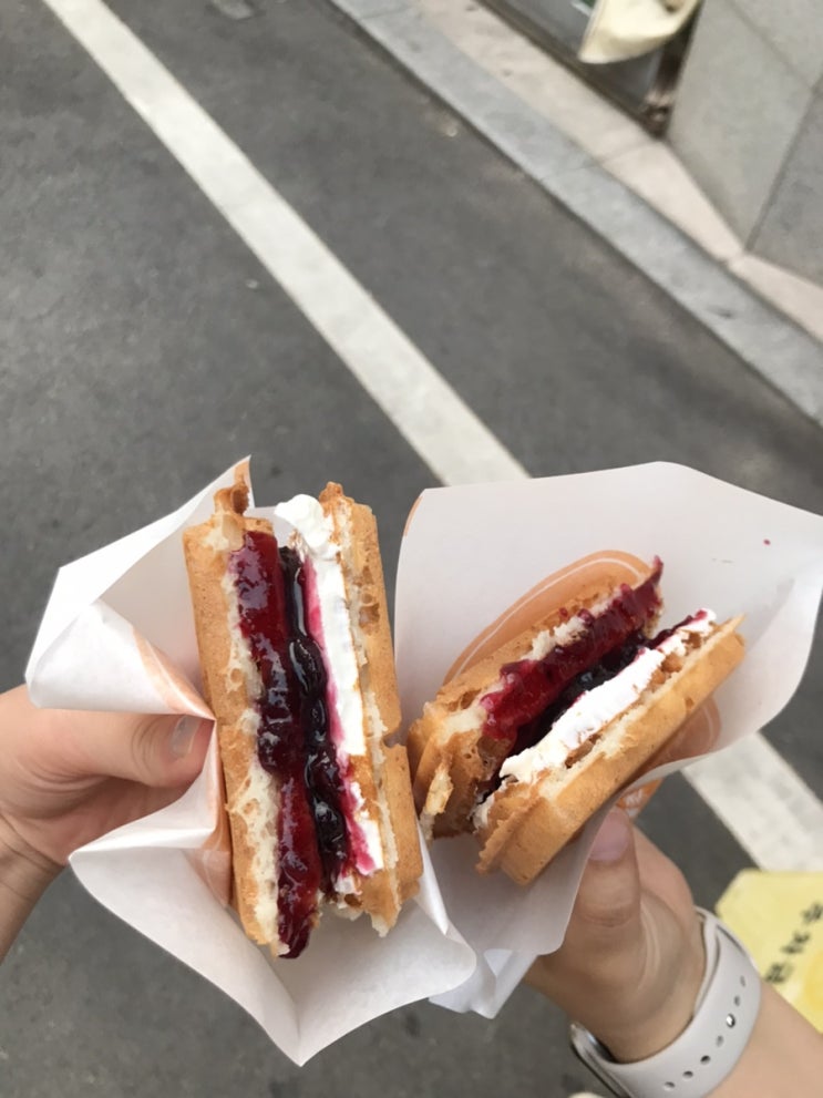  청주 충대 와플 맛집 총각와플 본점