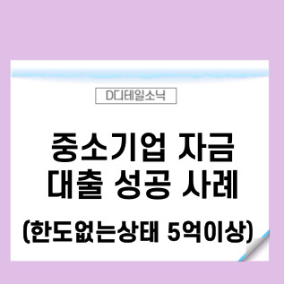  법인 특허담보대출(IP) 중소기업자금대출 사례