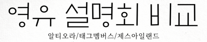  송파, 위례 영유 가격비교