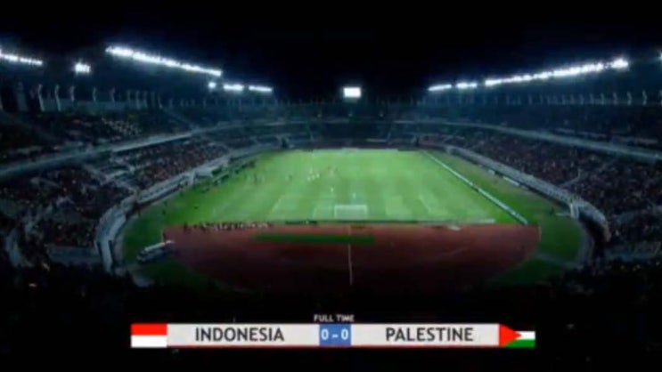 FIFA A매치 인도네시아 vs 팔레스타인 축구평가전