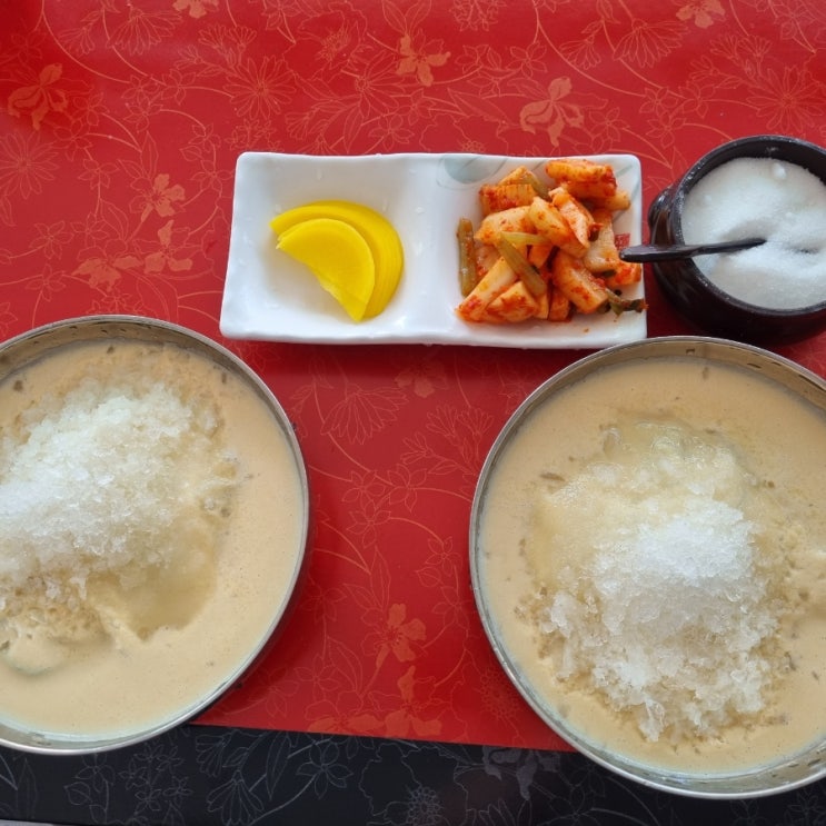  광주송정동 콩국수맛집 무더운 여름 날씨 광주 송정역  "7000원의 행복 현지인찐 맛집 맷돌로 갈은 녹차 콩물 국수 "