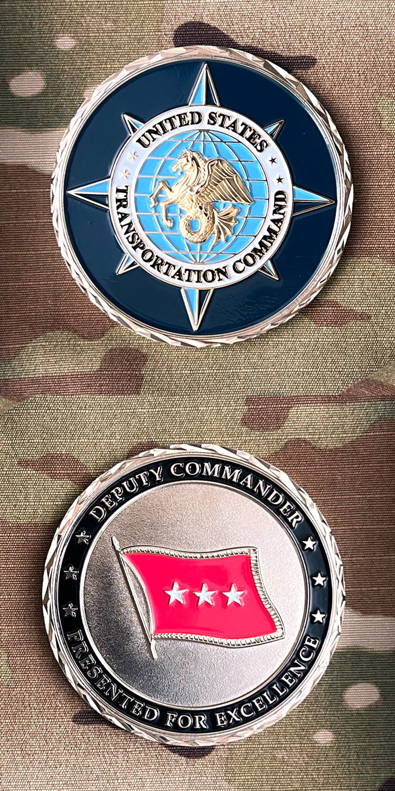 미 국방부]미 수송사령부 부사령관 코인 : 네이버 블로그