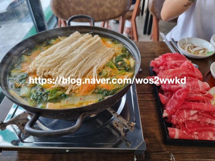  얼큰하면서 시원한 맛이 일품인 창원 샤브맛집 샤브노도태