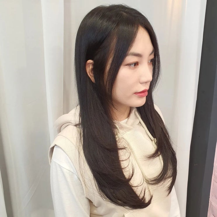  의정부 금오동 미용실 롱레이어드컷 !