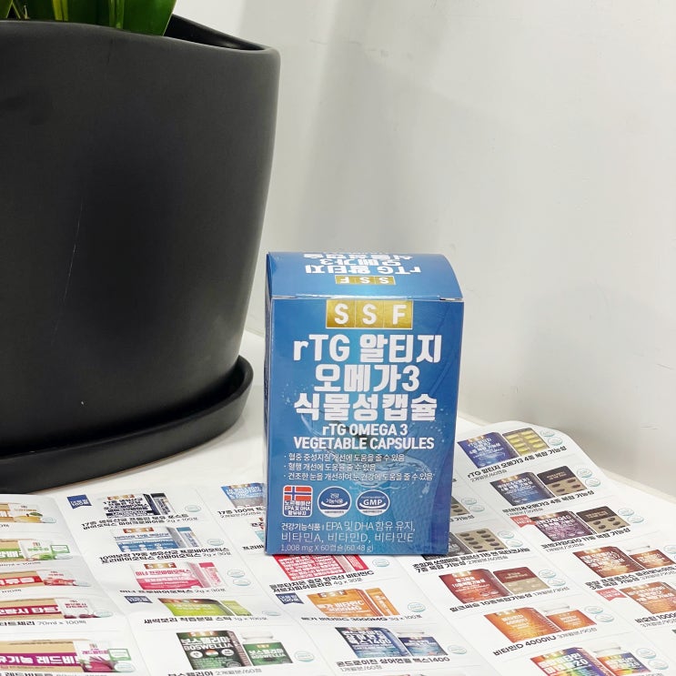  혈행개선 위해 순수식품 알티지오메가3추천 해요