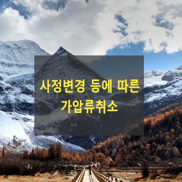  사정변경 등에 따른 가압류취소(가압류채무자 구제)