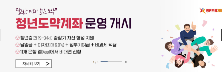 청년도약 계좌의 이자율 및 혜택 신청기간 및 조건 방법