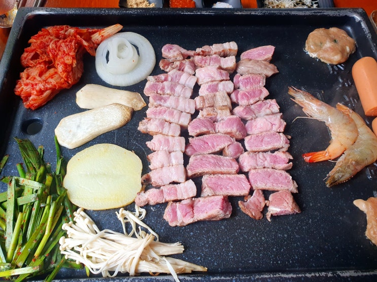  왕십리 고기집 김부삼 푸짐한 한양대역 맛집