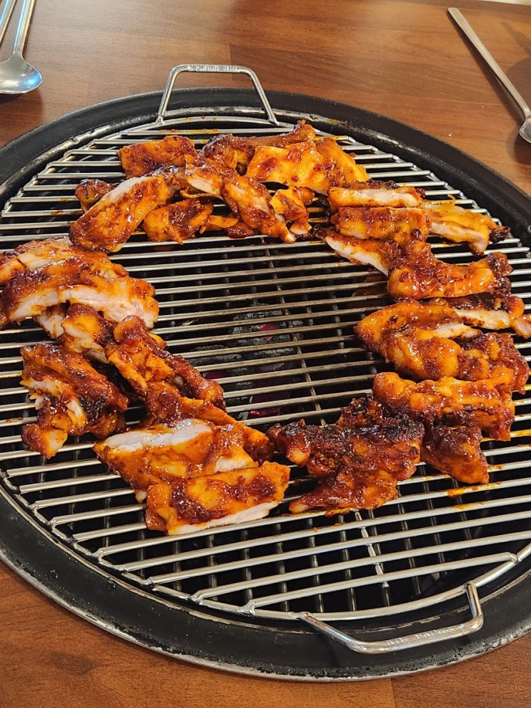  갯벌스타일 망포역 닭갈비 대표 맛집 회식장소 추천