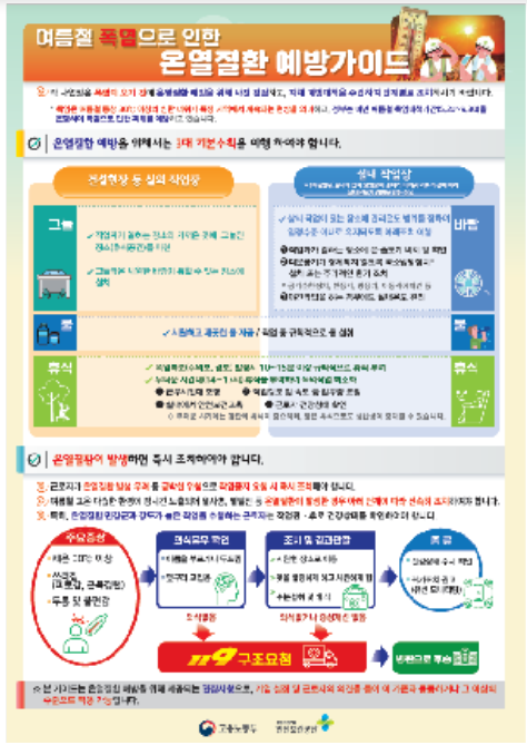 폭염 대비 온열질환 예방 및 점검 강화 폭염 대비 온열질환 예방 및 점검 강화