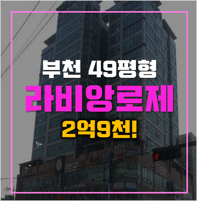 부천아파트경매 매매보다 저렴한 2억9천 부천라비앙로제 부천아파트경매 매매보다 저렴한 2억9천 부천라비앙로제