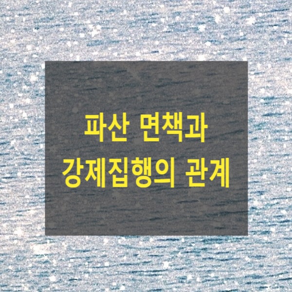  파산 면책과 강제집행의 관계
