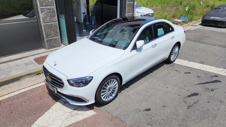  동탄블랙PPF 벤츠 E250 신차 블랙PPF 시공으로 스타일 살리기~