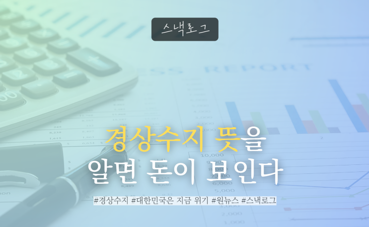  경상수지 뜻을 알면 돈이 보인다.