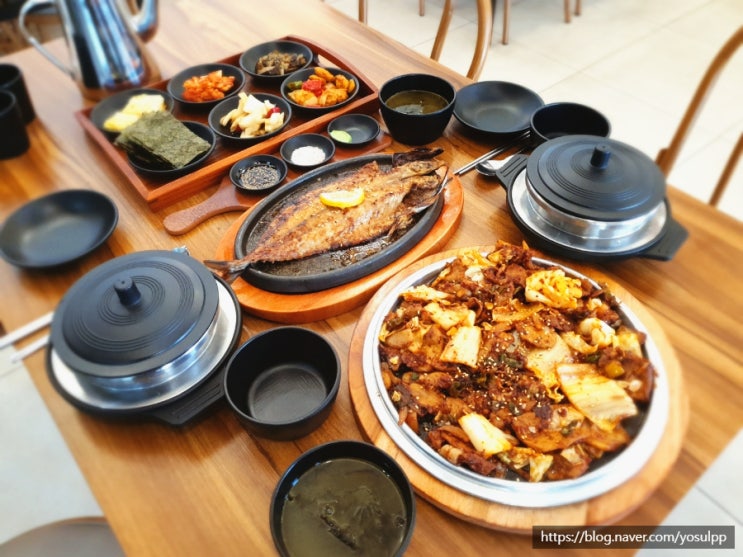 어석정 구미 산동 생선구이 맛집 제육볶음도 맛도리