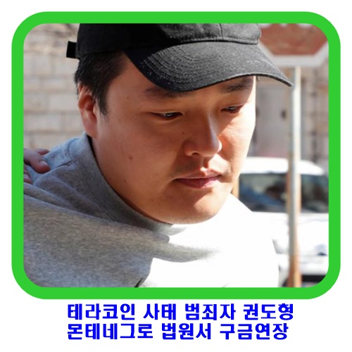 테라 루나코인 사태 <b>권도형 몬테네그로</b> 법원에서 반년간 구금... 
