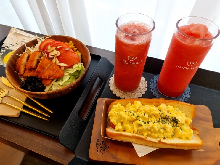  대구 산격동 카페] 경대 북문 한 끼 든든한 브런치 맛집 '한빵울 경북대점'