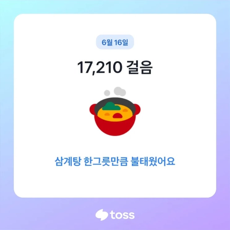삼계탕 한 그릇 불태운 하루 삼계탕 한 그릇 불태운 하루