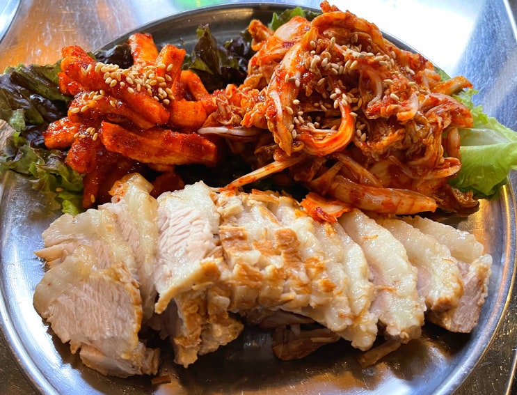  부산 수영 고깃집 수영삼춘 모둠코스 즐기기 보쌈, 양념갈비, 돼지구이,껍데기