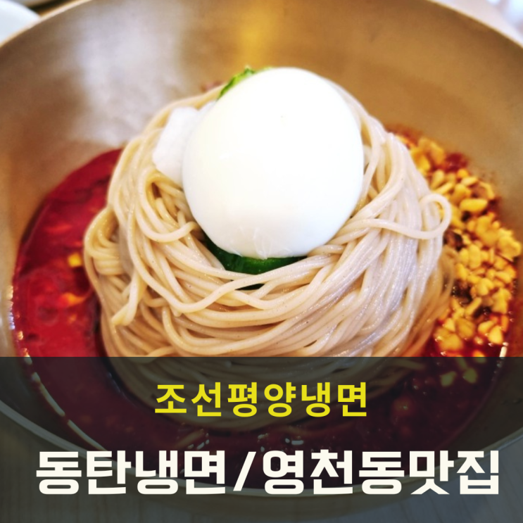  무더위에는 동탄 조선평양냉면이지!