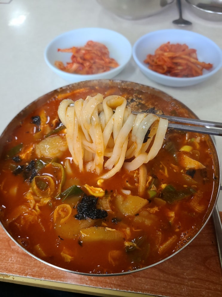 양양 미가손칼국수 장칼국수 양양시장