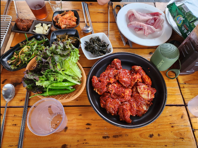  단양 바베큐 무한리필 채훤펜션, 단양역 15분, 5명 공짜로 여행가는법, 모든게 무한리필
