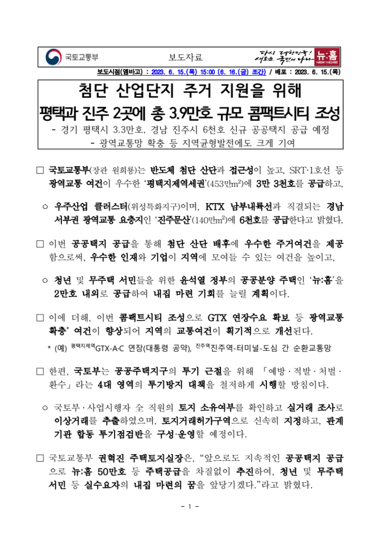  콤팩트 시티조성