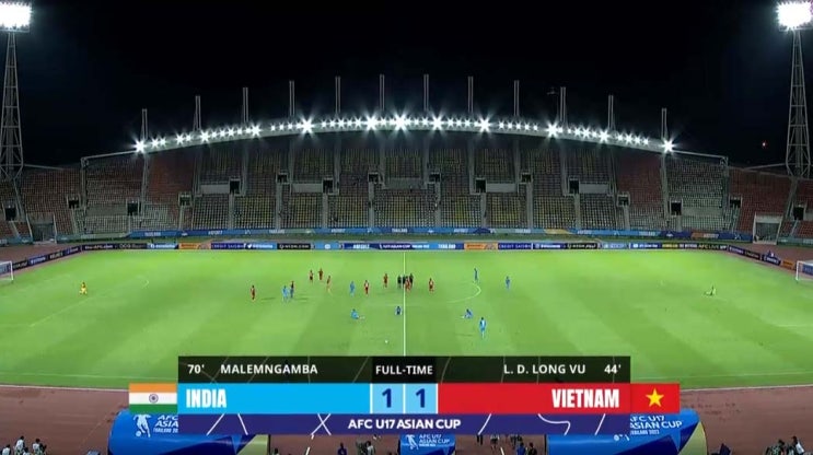 2023 AFC U-17 아시안컵 D조 1차전 인도 vs 베트남