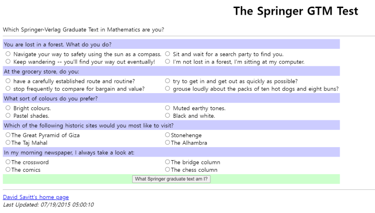 Springer 30주년 & GTM Test