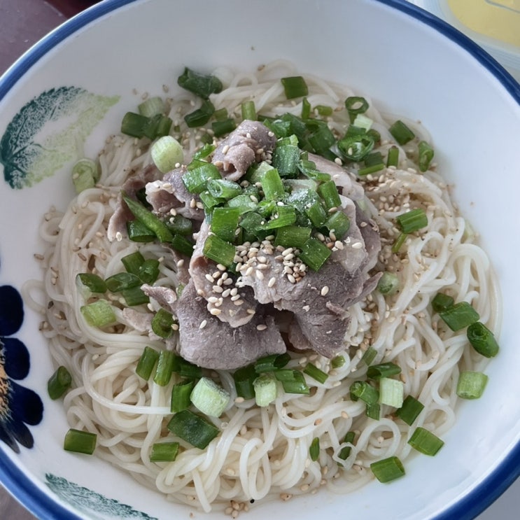  쯔유 비빔국수 레시피 (쯔비면)