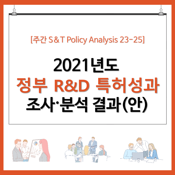 2021년도 정부 R&D 특허성과 조사·분석 결과(안)