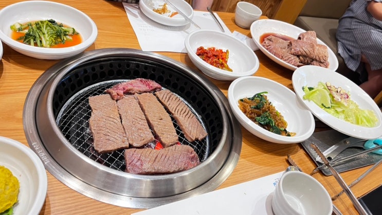  당산동맛집 깔끔한 냉면과 숯불고기가 연한 강강술래