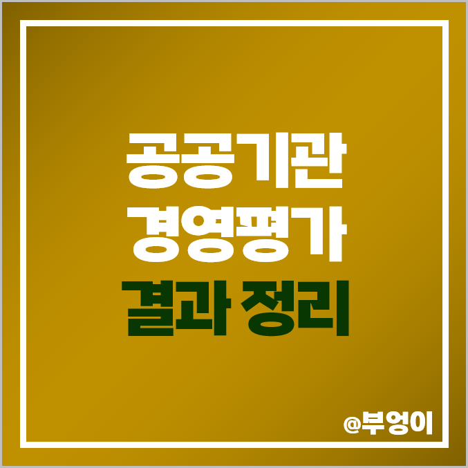 공공기관 경영평가 결과 : 2023년 발표 2022년 편람 자료 공공기관 경영평가 결과 : 2023년 발표 2022년 편람 자료