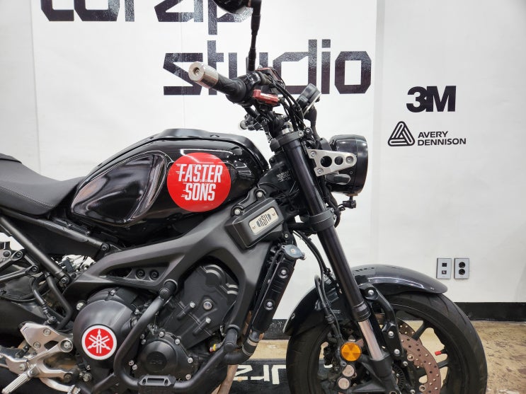  야마하 XSR900 랩핑,데칼시공
