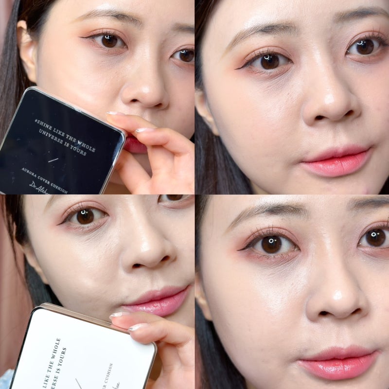 여름쿠션팩트 묻어남 없는 커버쿠션 추천 닥터엘시아 오로라 커버 모이스쳐 사용 후기