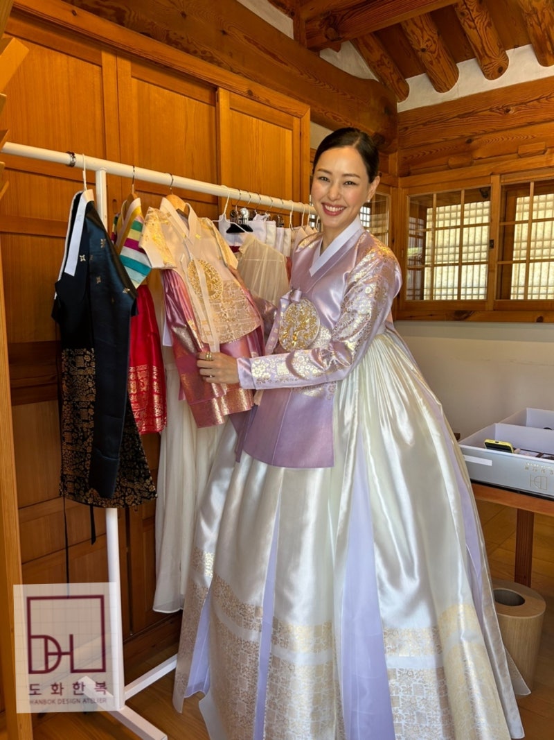 이하늬님 돌잔치한복 도화한복