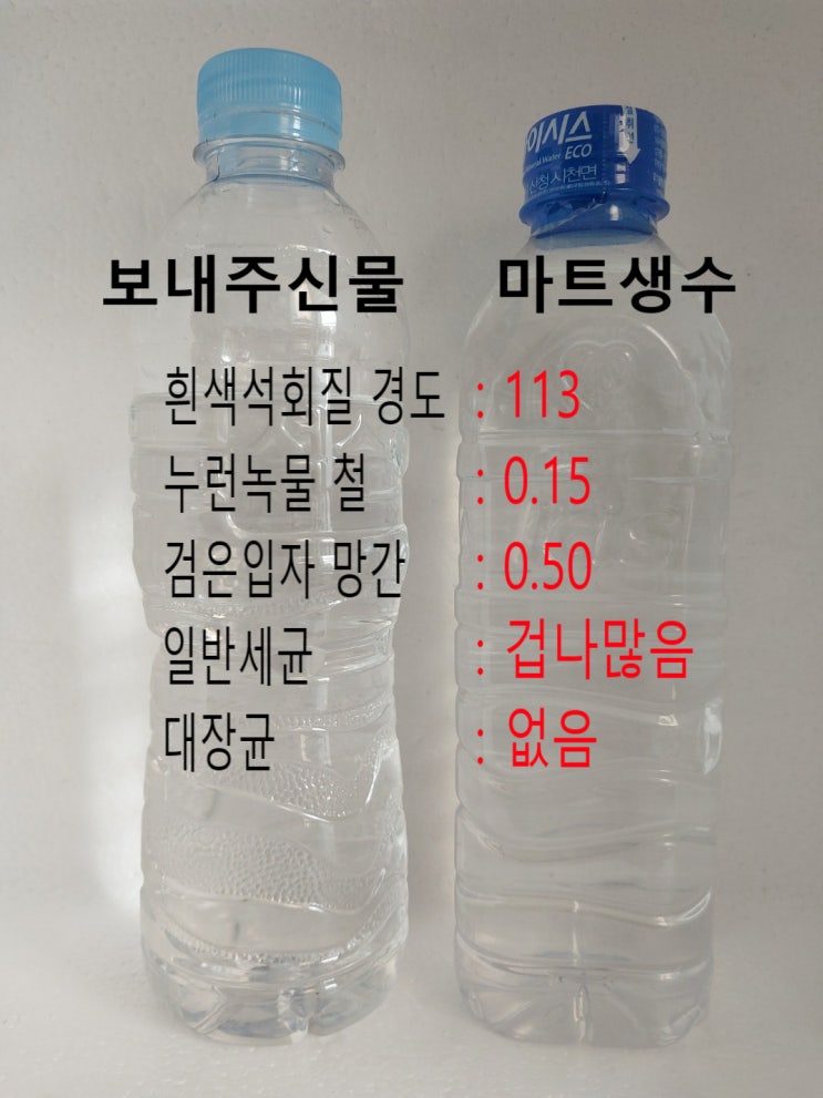  지하수 망간, 전북 전주, 생활용 지하수수질검사 망간 음용기준 초과, 지하수세균이 많아 지하수살균기까지 추천
