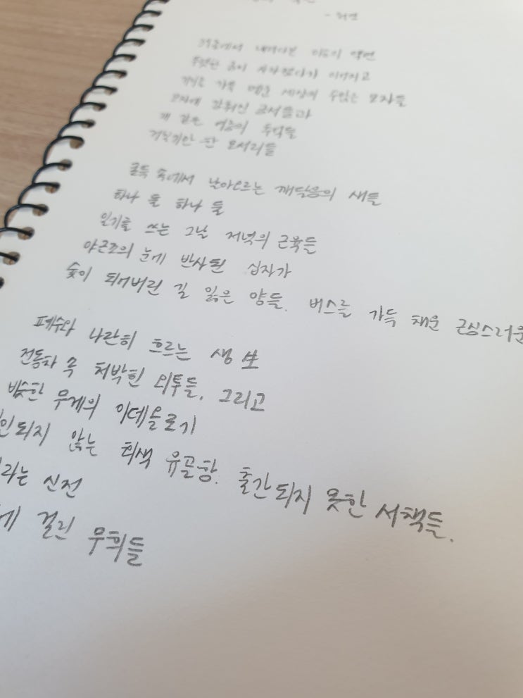  [필사] 세상의 액면 / 허연 作