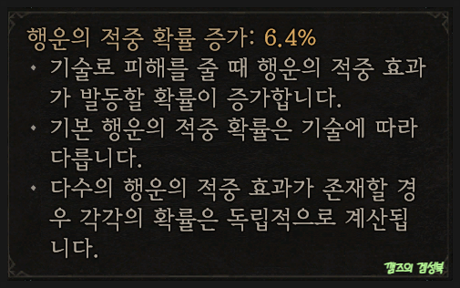 디아블로4 행운의적중 옵션 뜻? 디아4 행운의적중 확률 옵션 발동조건 및 활용법